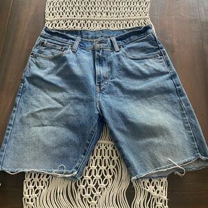 Levi's Blue Denim Jean Shorts